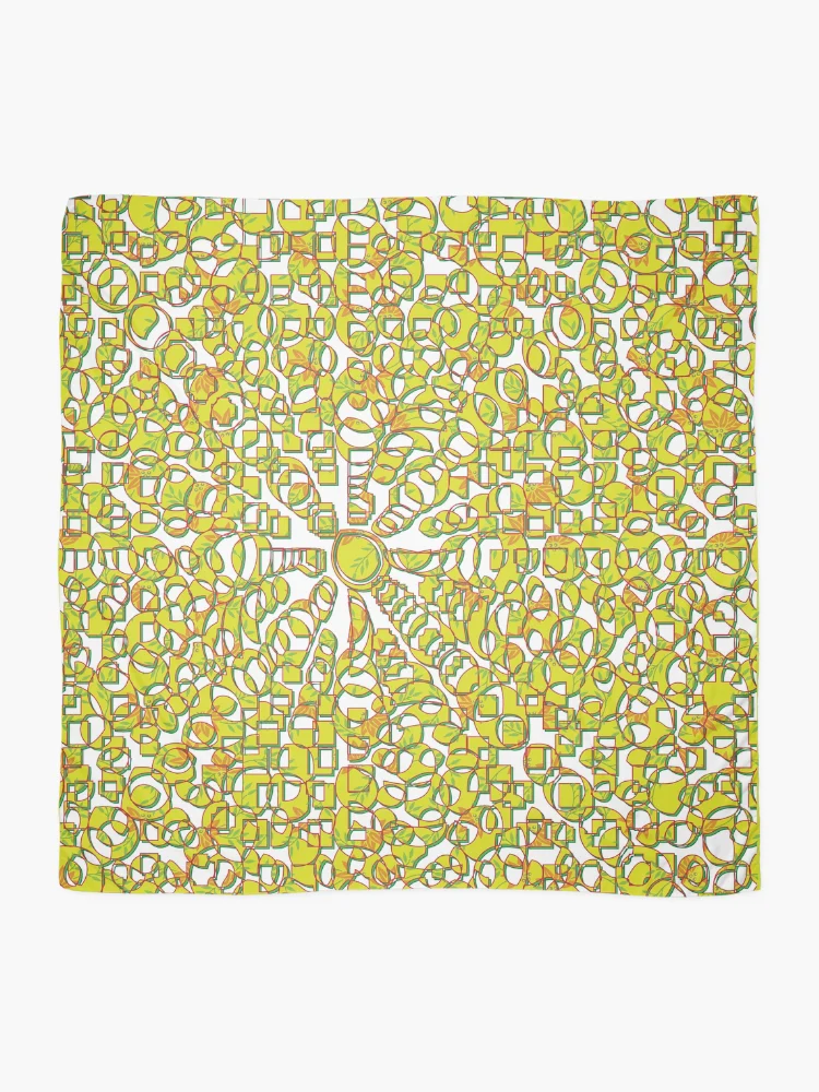 Thumbnail 2 of 3, Scarf, Abstract Spring  designed and sold by OriginalSchuse.
