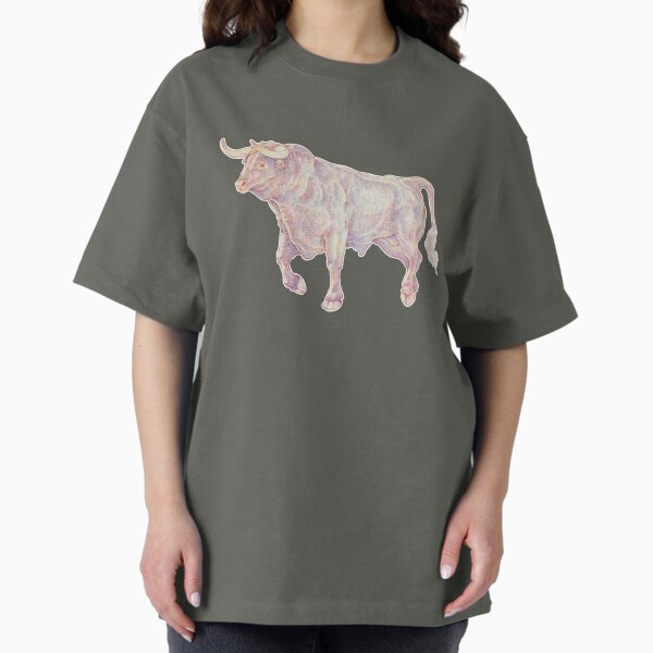Item preview, Pastel coloured pencil bull designed and sold by Hannah  Schmidt.