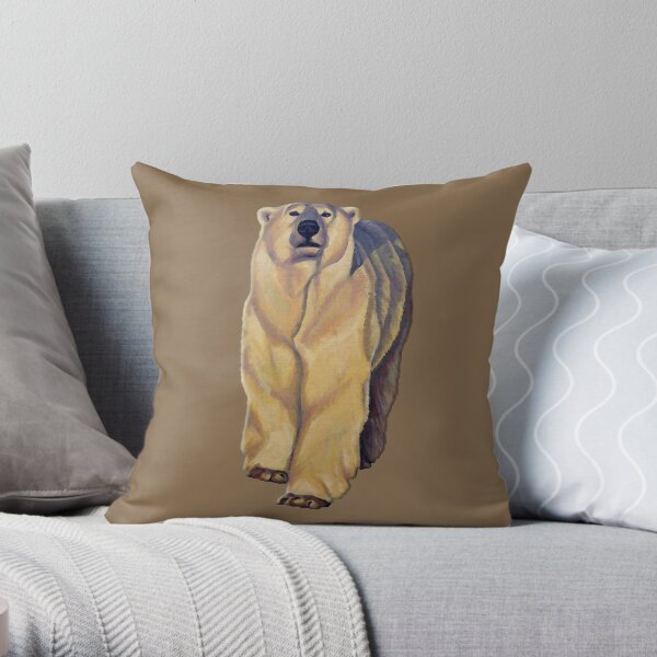 Polar Bear Shirts Bear Art Gifts & Decor Throw Pillow