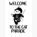Welcome To The Cat Parade Art Board Print By Derpdoggreta Redbubble
