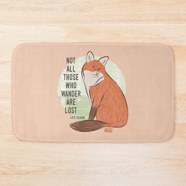Item preview, Not All Those Who Wander Are Lost by J.R.R. Tolkien | Fox Illustration #2 designed and sold by joabit-draws.