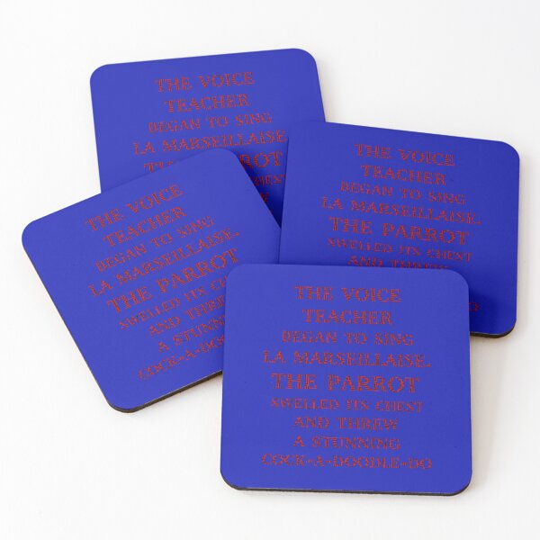 Item preview, Joke Humour The singing teacher the parrot and the Marseillaise designed and sold by Ralek.