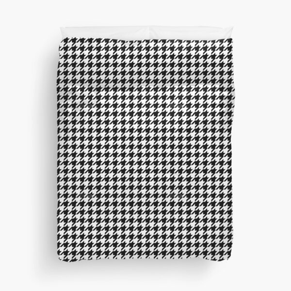 houndstooth david jones black and white pattern iPhone Wallet for