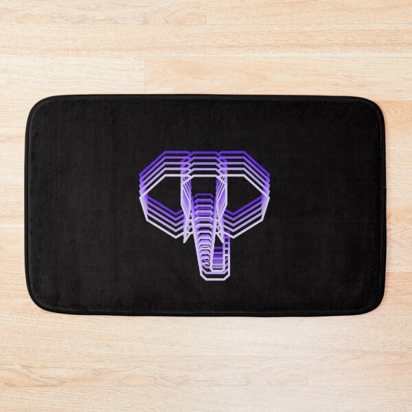 Item preview, Purple Violet Indigo Rainbow Elephant Pet Funny Happy Sarcastic Cute Inspirational Spiritual Animal Birthday Gift designed and sold by EpsilonEridani.