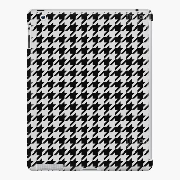 houndstooth david jones black and white pattern iPhone Wallet for