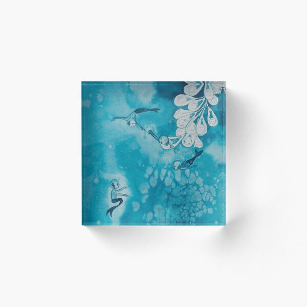 Where Do Mermaids Come From? Acrylic Block
