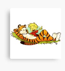 Calvin and Hobbes Canvas Print