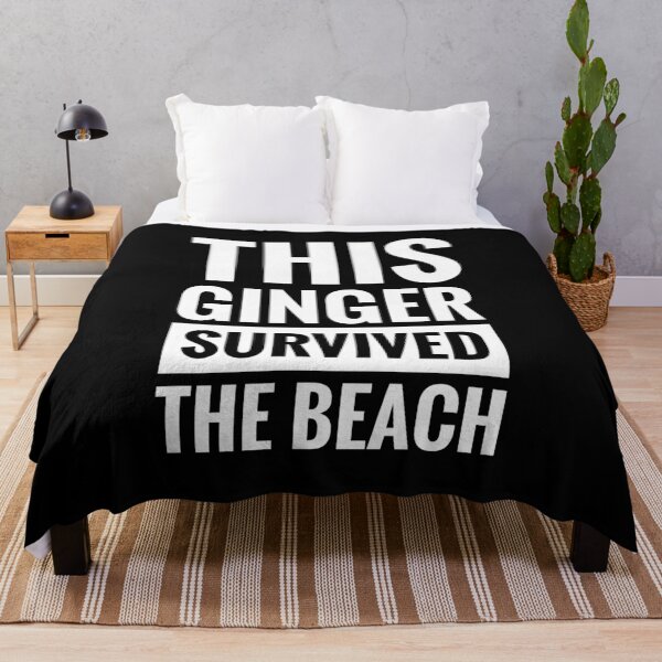 Item preview, THIS GINGER SURVIVED THE BEACH designed and sold by BWXshirts.