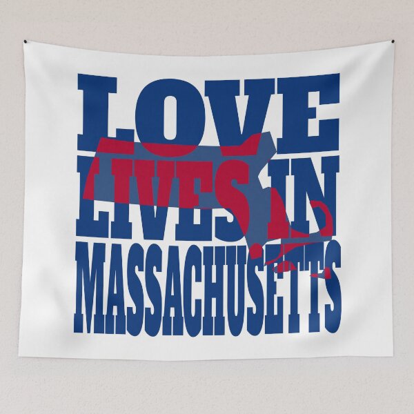 Item preview, Love Lives in Massachusetts designed and sold by DonDota.