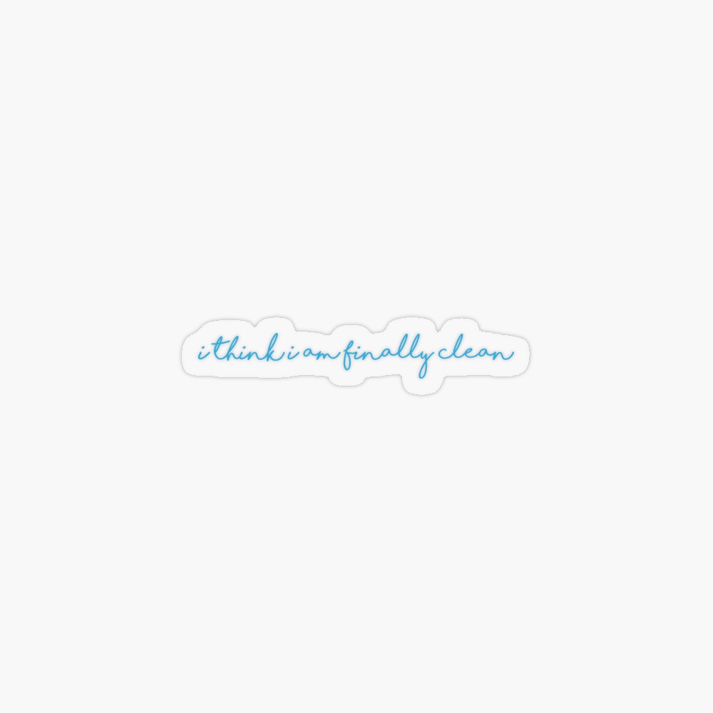 Clean” lyrics Taylor Swift  Postcard for Sale by Izabellebrown