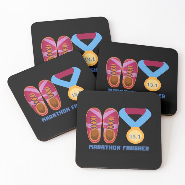 Item preview, Half Marathon 13.1 Finisher Marathoner Gift, Runner's Gift, Running Gift, Blue, Pink, Gold designed and sold by RaceRunnerz-.
