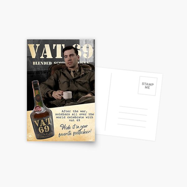 Nix Vat 69 Postcard