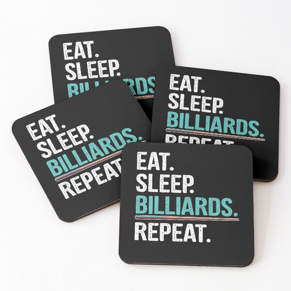 Item preview, Eat Sleep Billiards Repeat Shooting Pool designed and sold by tshirtexpressiv.