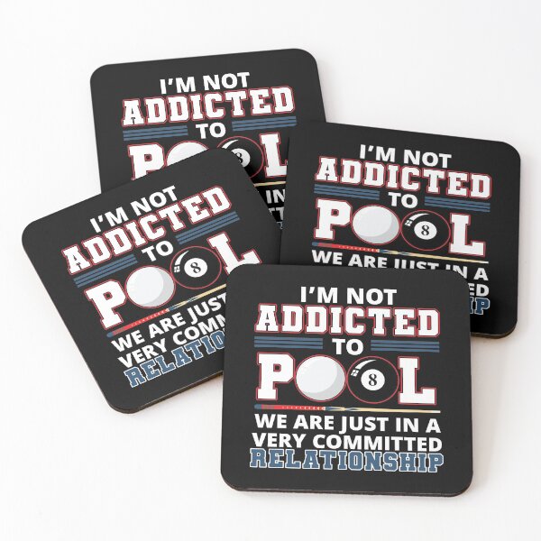 Item preview, Not Addicted Pool We're In A Relationship Funny Billiards designed and sold by tshirtexpressiv.