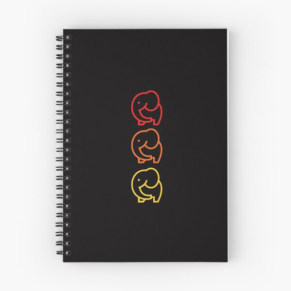Item preview, Red Orange Yellow Rainbow Elephant Pet Animals Nature Funny Happy Sarcastic Cute Inspirational Spiritual Birthday Gift designed and sold by EpsilonEridani.