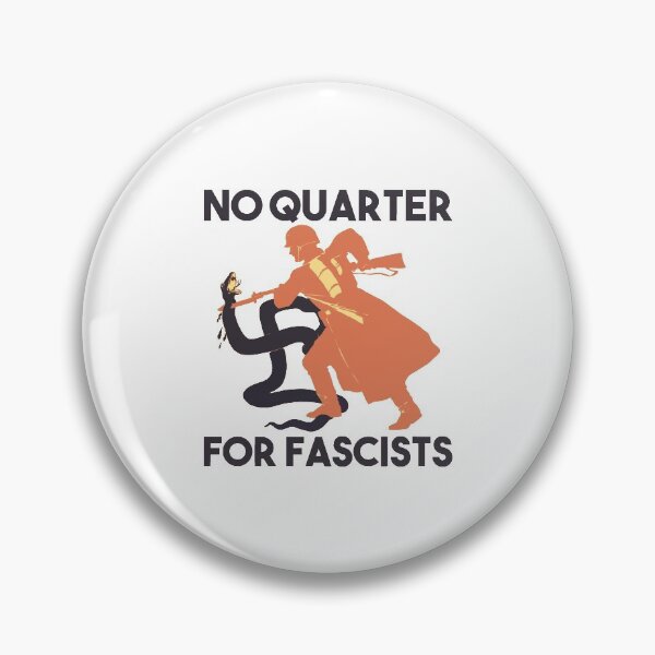 Item preview, No Quarter For Fascists designed and sold by RadicalPrintsByCas.