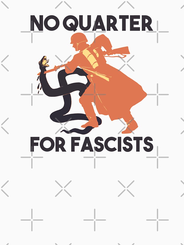 Thumbnail 7 von 7, Classic T-Shirt, Kein Viertel für Faschisten designt und verkauft von KulakPosting.