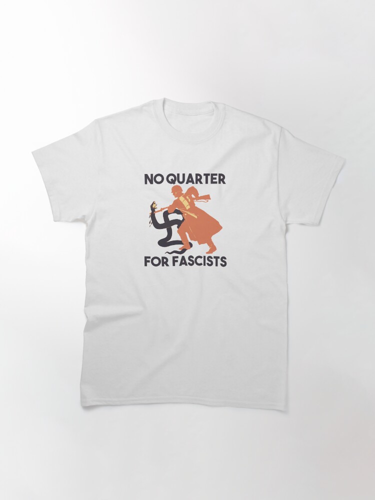 Thumbnail 3 von 7, Classic T-Shirt, Kein Viertel für Faschisten designt und verkauft von KulakPosting.