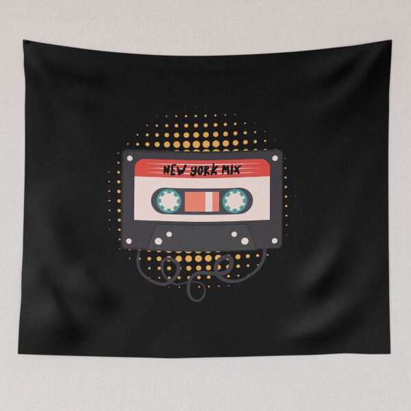 Item preview, New York Mix Tape | Cassette Illustration designed and sold by modernzen.