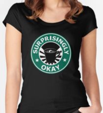 Sherlock's Coffee (Surprisingly Okay) Women's Fitted Scoop T-Shirt