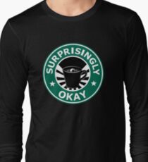 Sherlock's Coffee (Surprisingly Okay) Long Sleeve T-Shirt