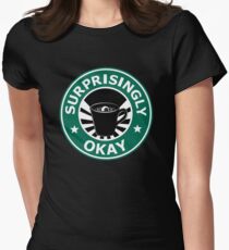 Sherlock's Coffee (Surprisingly Okay) Women's Fitted T-Shirt