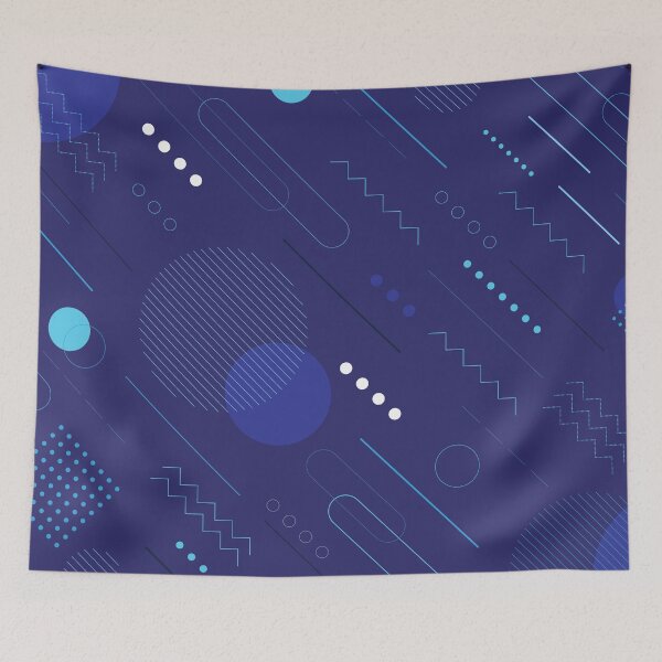 Item preview, Blue Geometric Pattern designed and sold by Georgia Elroy.