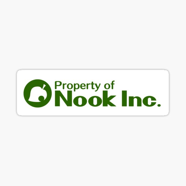 Property of Nook Inc. - Animal Crossing Sticker Sticker