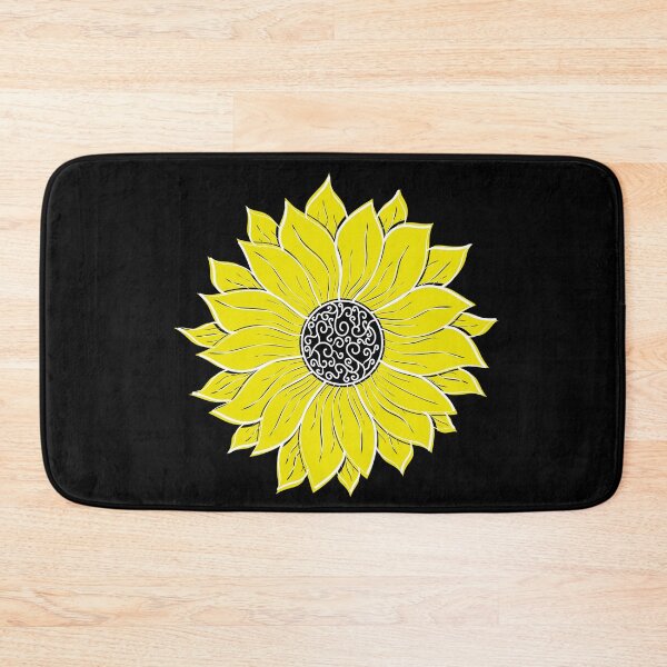 Item preview, Sunflower Abstract with a Black Outline designed and sold by FloWynn.