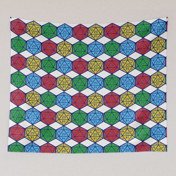 Item preview, 20 sided dice pattern designed and sold by theerraticmind.
