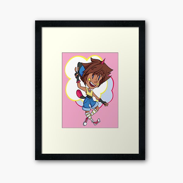 Meow Wow Sora Framed Art Print