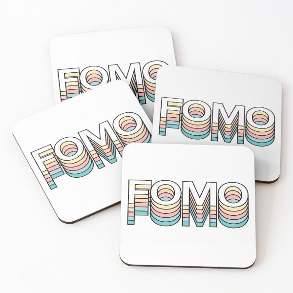 Item preview, Fomo Pastel Retro Aesthetic Modern Mood Typography designed and sold by Fashionmonger.