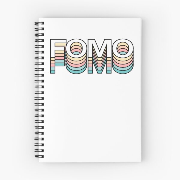 Item preview, Fomo Pastel Retro Aesthetic Modern Mood Typography designed and sold by Fashionmonger.