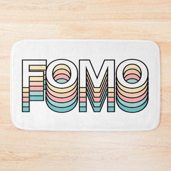 Item preview, Fomo Pastel Retro Aesthetic Modern Mood Typography designed and sold by Fashionmonger.