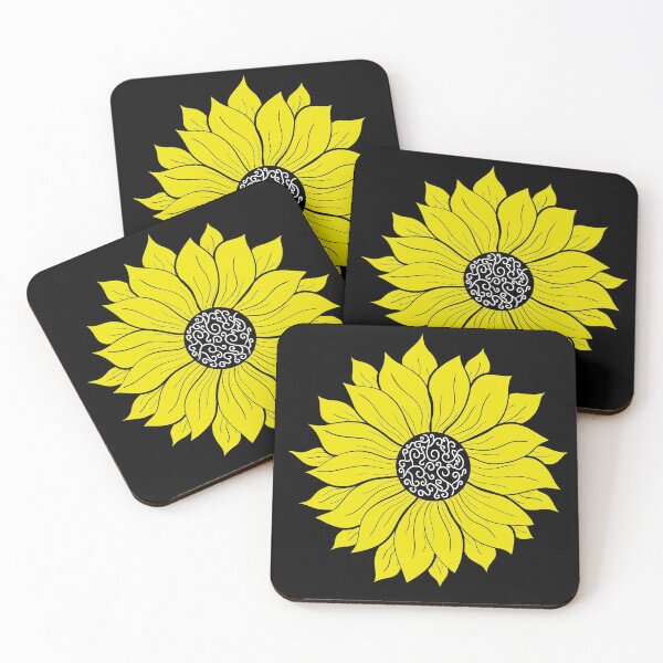 Item preview, Sunflower White Swirl designed and sold by FloWynn.