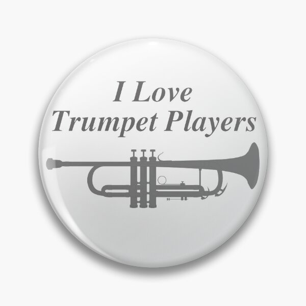 Item preview, I Love Trumpet Players - Gray design designed and sold by ryanwfraser.