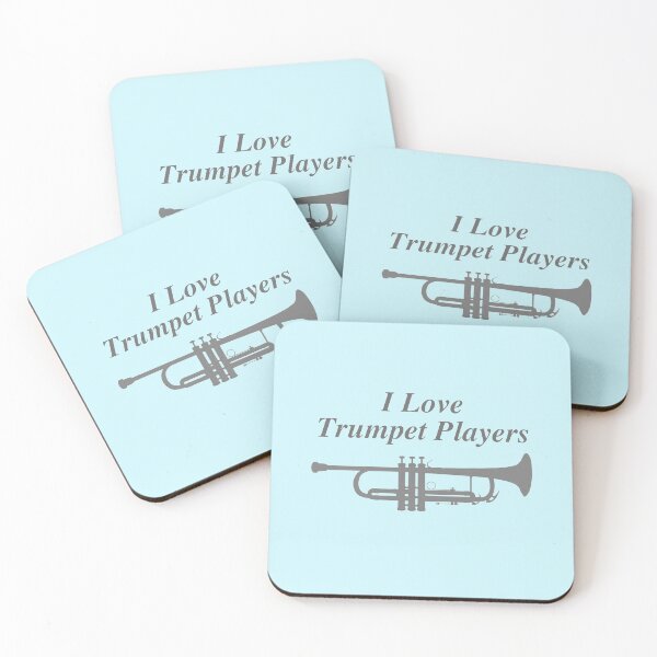 Item preview, I Love Trumpet Players - Gray design designed and sold by ryanwfraser.