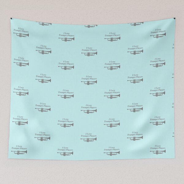 Item preview, I Love Trumpet Players - Gray design designed and sold by ryanwfraser.