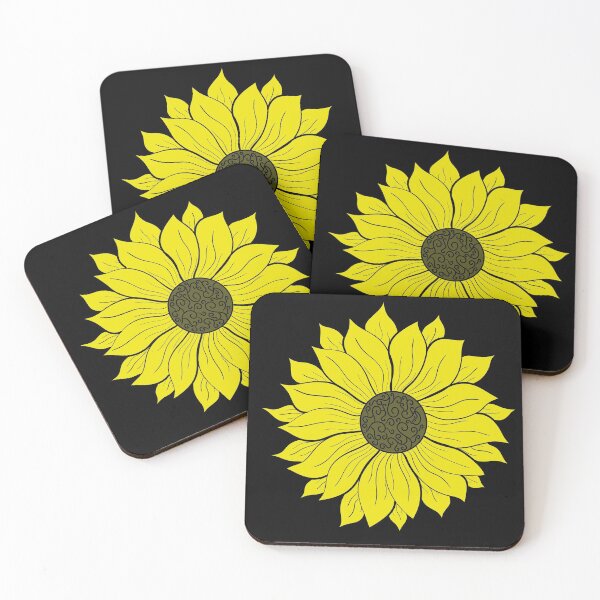 Item preview, Sunflower Black Swirl designed and sold by FloWynn.