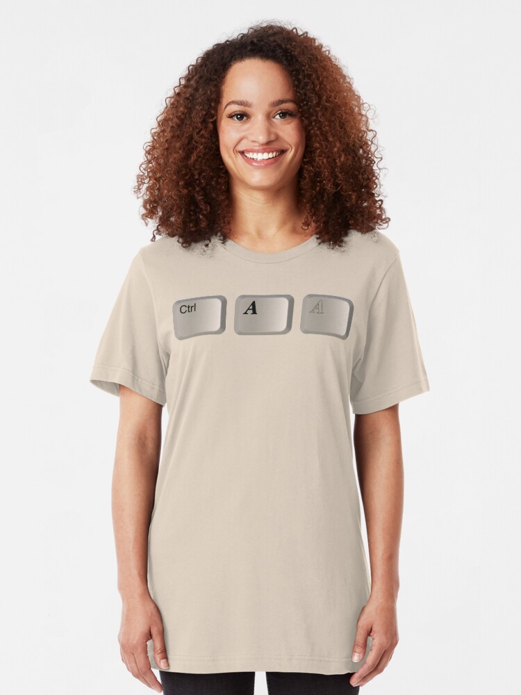 Alternate view of NDVH Ctrl-Amiga-Amiga Slim Fit T-Shirt