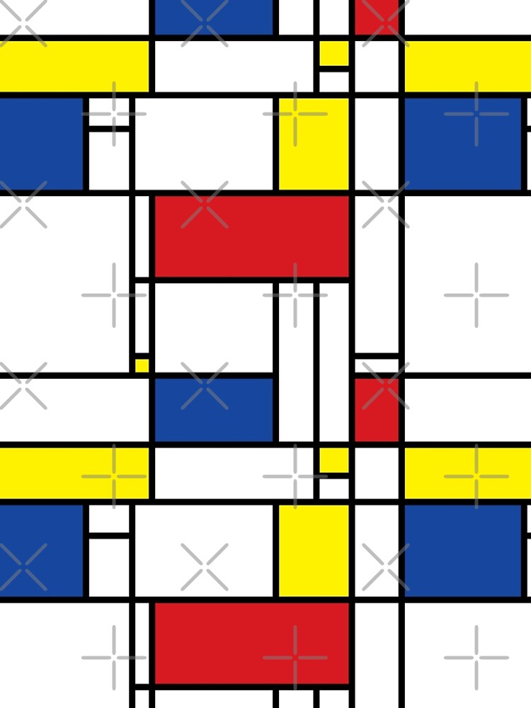 Mondrian Minimalist De Stijl Modern Art © fatfatin by fatfatin