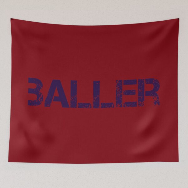 Aperçu de l'œuvre Baller violet sur design rouge! créée et vendue par Henri Vellart.