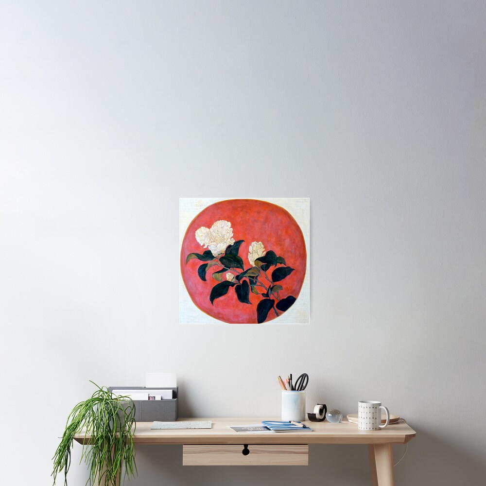 Asian Floral Poster