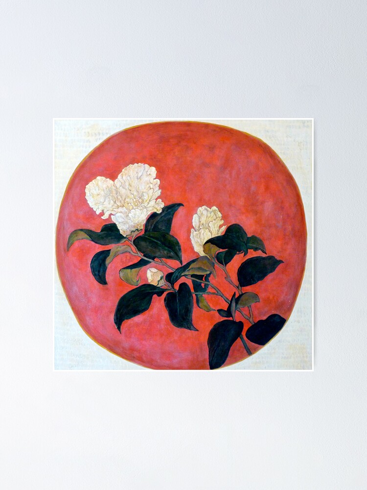 Alternate view of Asian Floral Poster