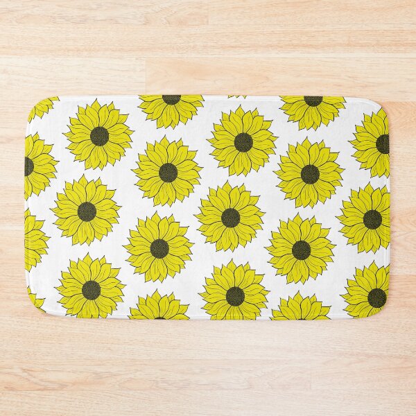 Item preview, Sunflower Pattern On White designed and sold by FloWynn.