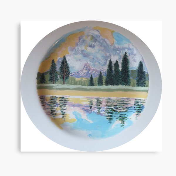 Item preview, Tuolumne River (Charger Plate) wip designed and sold by Sally Sargent.