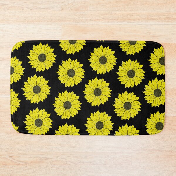 Item preview, Sunflower Pattern On Black designed and sold by FloWynn.