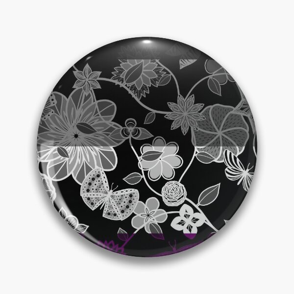 Item preview, Butterfly Garden, Pride Flag Series - Asexual designed and sold by StephOBrien.