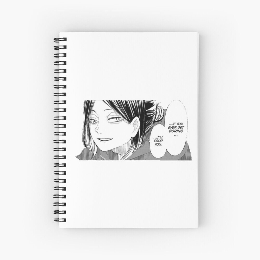 Kenma Timeskip Haikyuu Manga Cap Spiral Notebook By Joojlia Redbubble