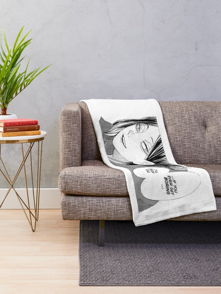 "Kenma Timeskip Haikyuu Manga Cap" Throw Blanket for Sale by joojlia Redbubble